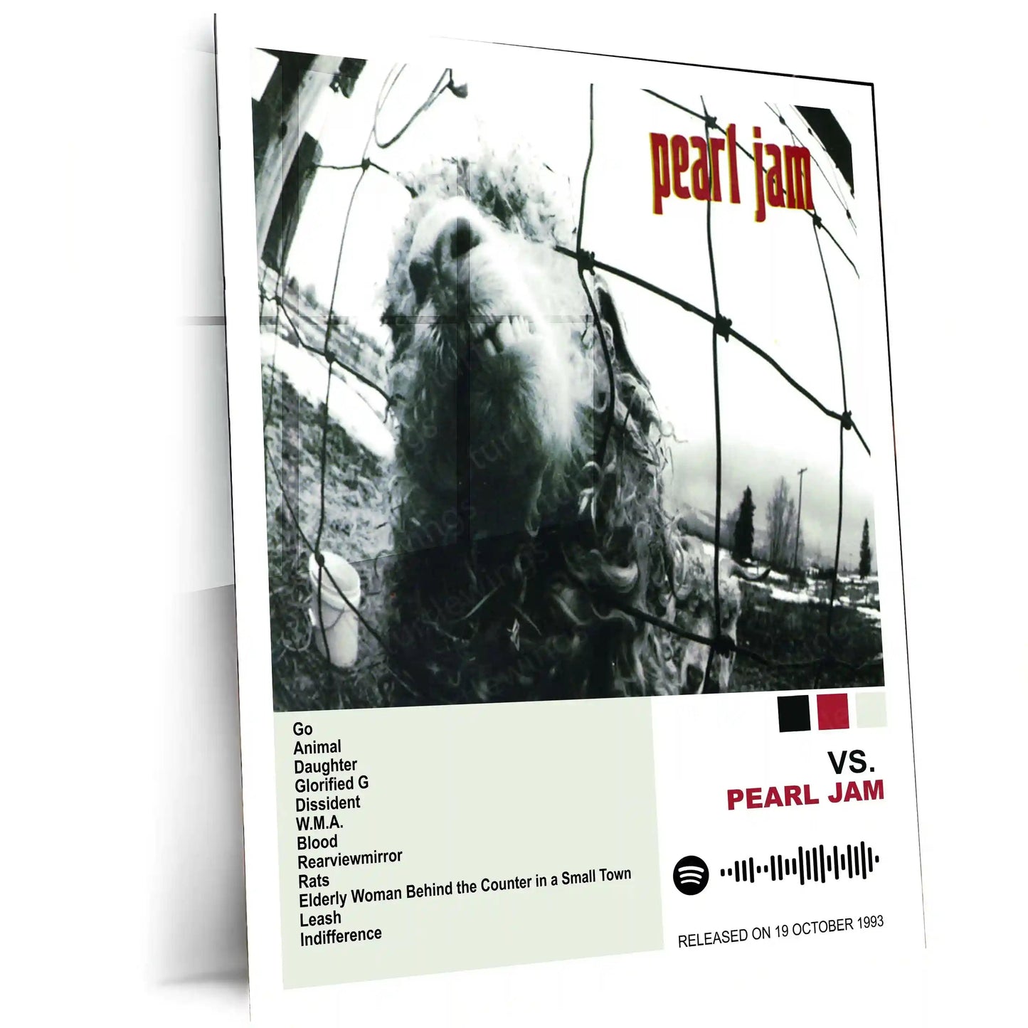 Pearl Jam Complete Collection | Set of 11 | Set of 8 | Set of 4 | Album Posters Metal Frames Grunge Legacy. Raw Emotion. Seattle Sound Forever. - TURTLEWINGS