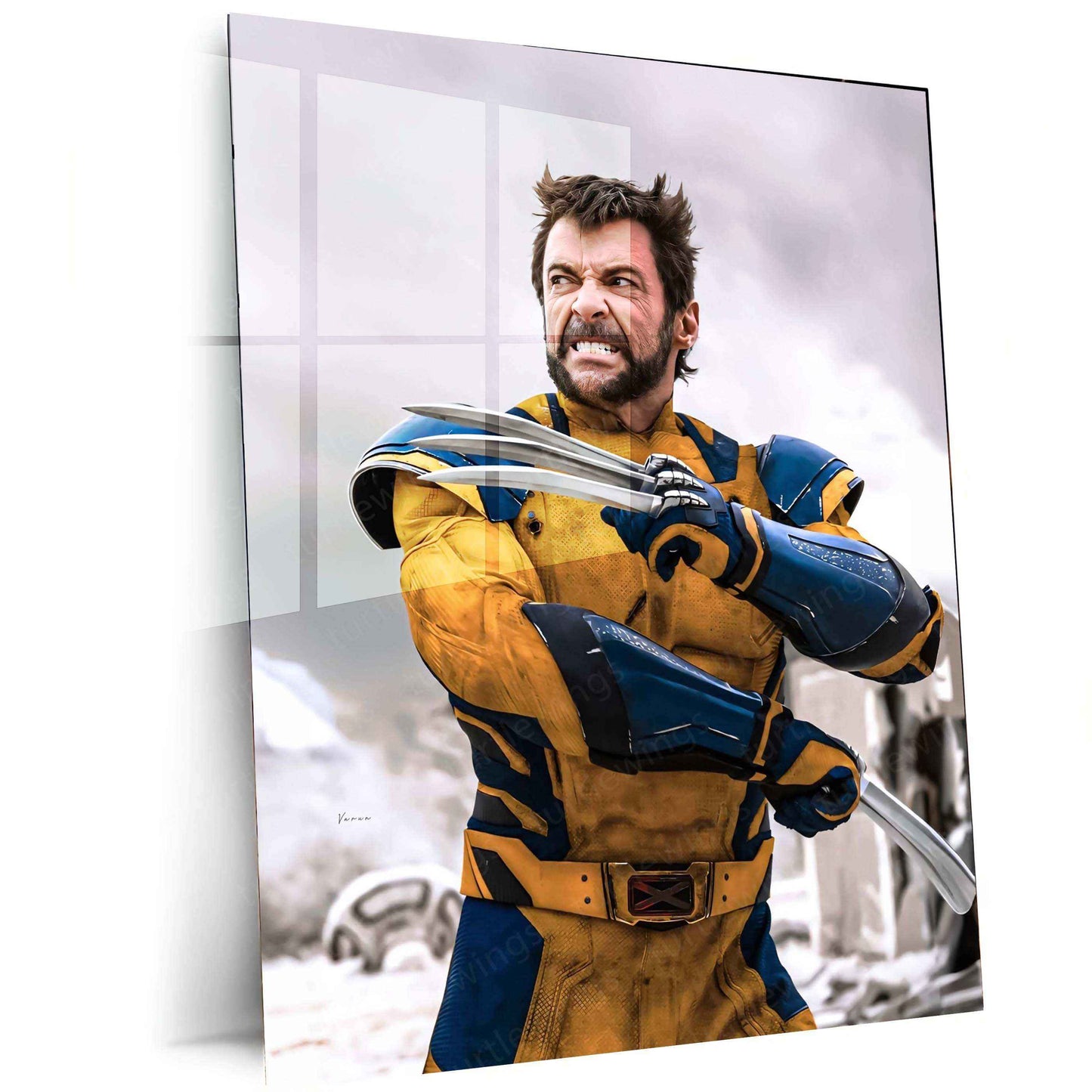 Wolverine Metal Poster – Marvel's Iconic X-Men Wall Art | Superhero Decor - TURTLEWINGS