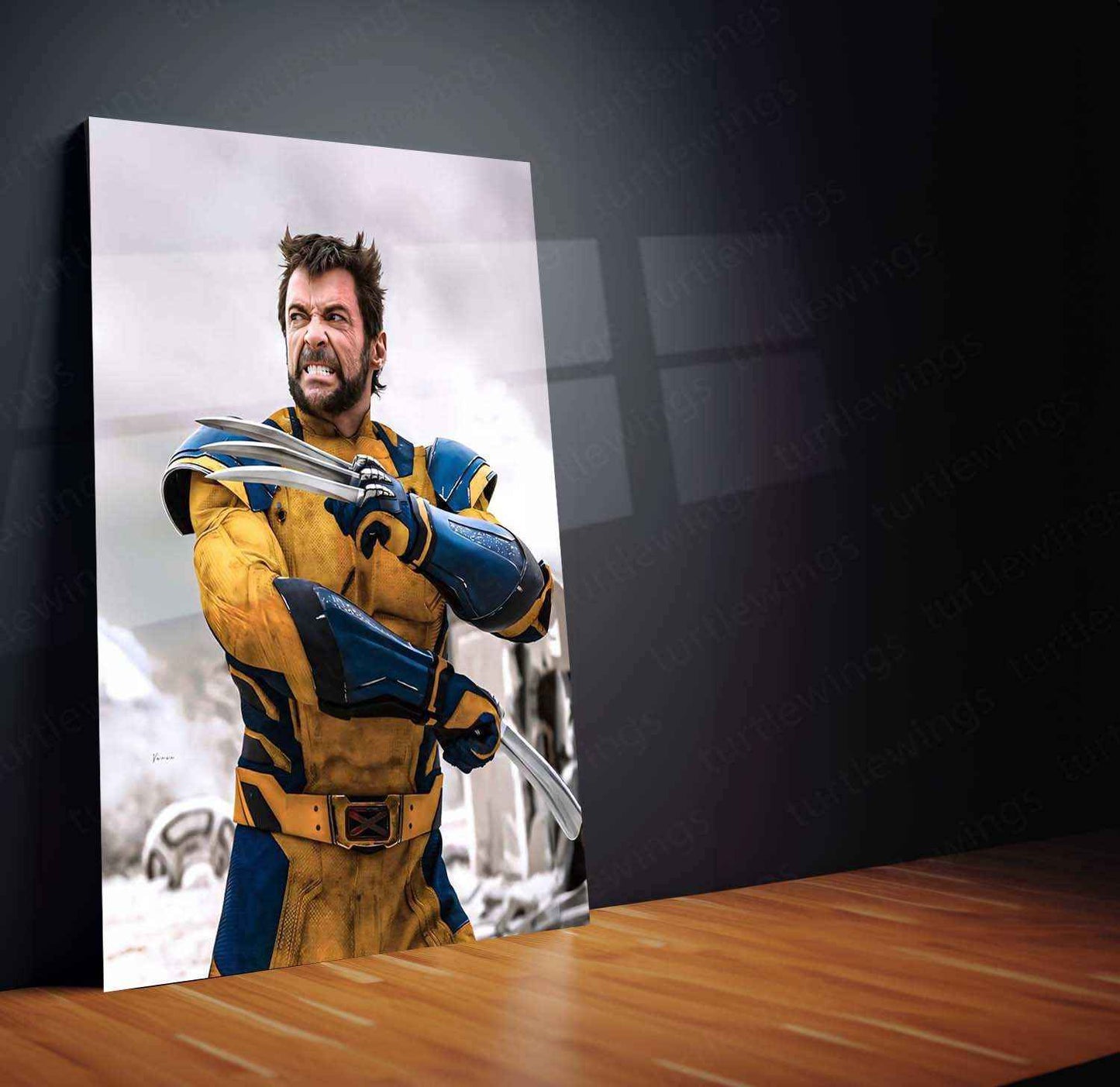 Wolverine Metal Poster – Marvel's Iconic X-Men Wall Art | Superhero Decor - TURTLEWINGS