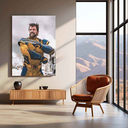 Wolverine Metal Poster – Marvel's Iconic X-Men Wall Art | Superhero Decor - TURTLEWINGS