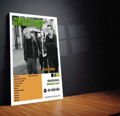 Green Day – Complete Album Collection | Set of 11 | Set of 8 | Set of 4 | Premium Metal Poster - TURTLEWINGS