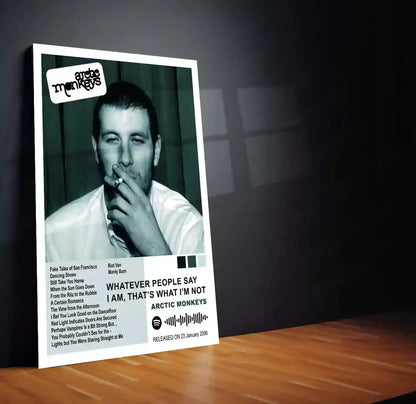 Arctic Monkeys Complete Collection | Set of 11 | Set of 8 | Set of 4 | Album Posters Metal Frames Indie Rock Evolution. Iconic Albums. Timeless Wall Aesthetic. - TURTLEWINGS