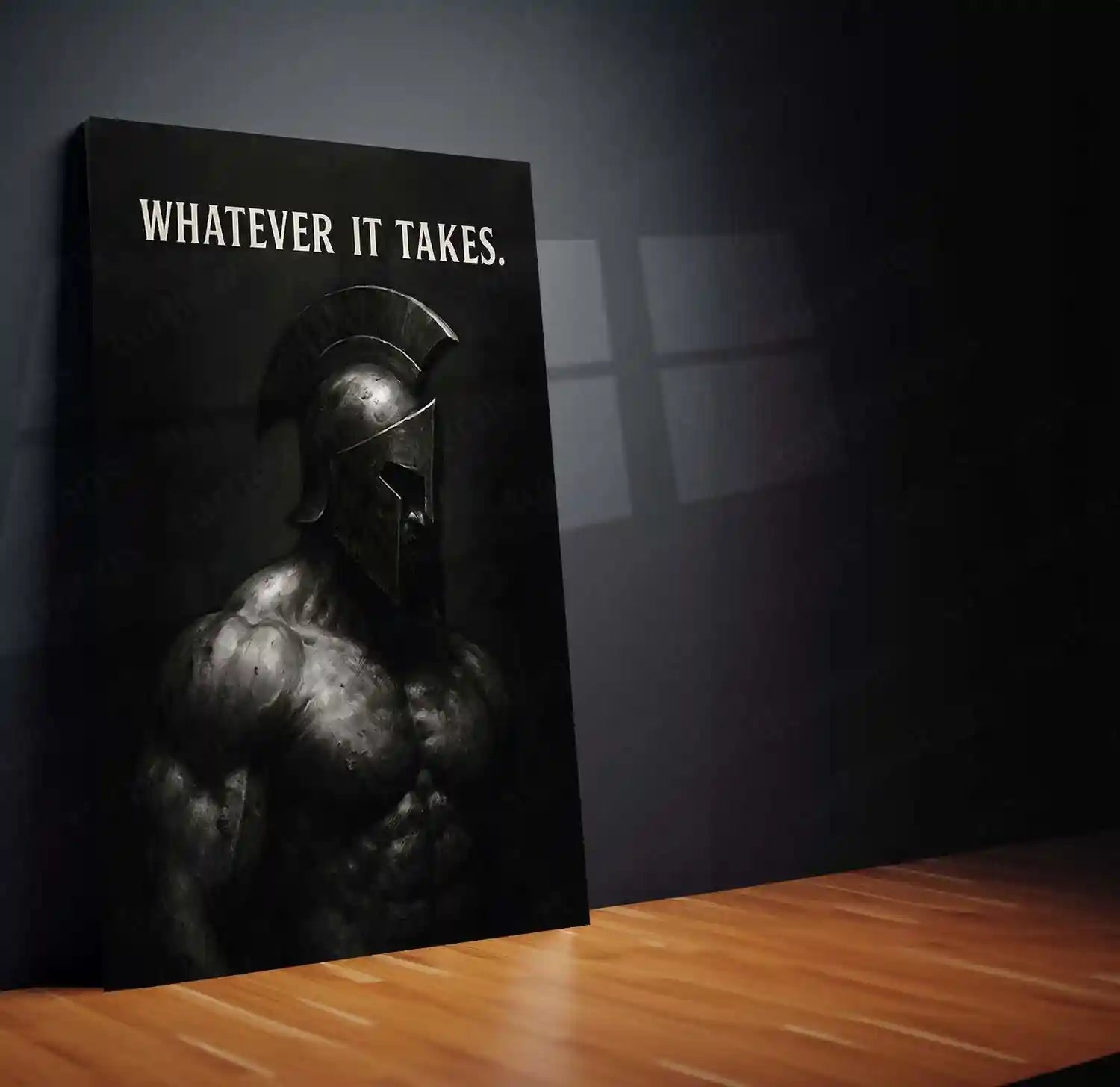 Quote Metal Poster | Whatever It Takes | Warrior Mindset Motivation Wall Art | Strength & Discipline Metal Poster - TURTLEWINGS