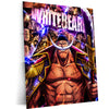 Anime Metal Poster | One Piece Metal Poster | Whitebeard Emperor of the Seas Wall Art | Legendary Pirate Anime Metal Frame