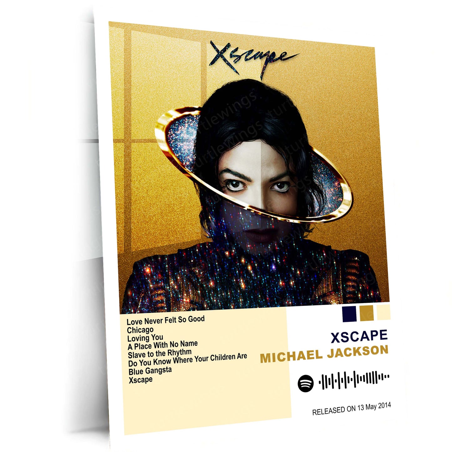 Michael Jackson – Complete Album Collection | Set of 10 | Set of 8 | Set of 4 | Premium Metal Poster Set