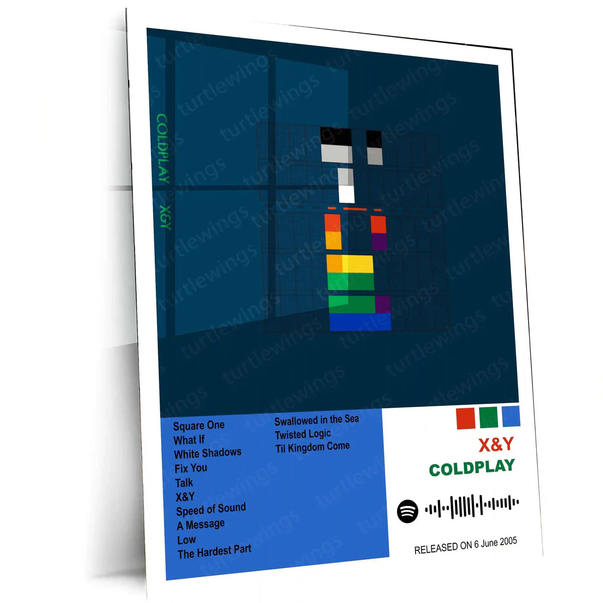 Coldplay Complete Collection | Set of 11 | Set of 8 | Set of 4 | Album Posters Metal Frames Emotional Anthems. Stadium Magic. Timeless Wall Aesthetic. - TURTLEWINGS