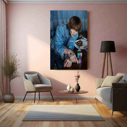 Yang Jeongin (I.N) Metal Poster – Stray Kids’ Maknae with a Golden Voice - TURTLEWINGS