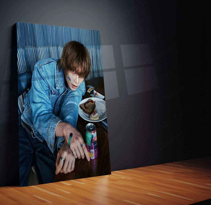 Yang Jeongin (I.N) Metal Poster – Stray Kids’ Maknae with a Golden Voice - TURTLEWINGS