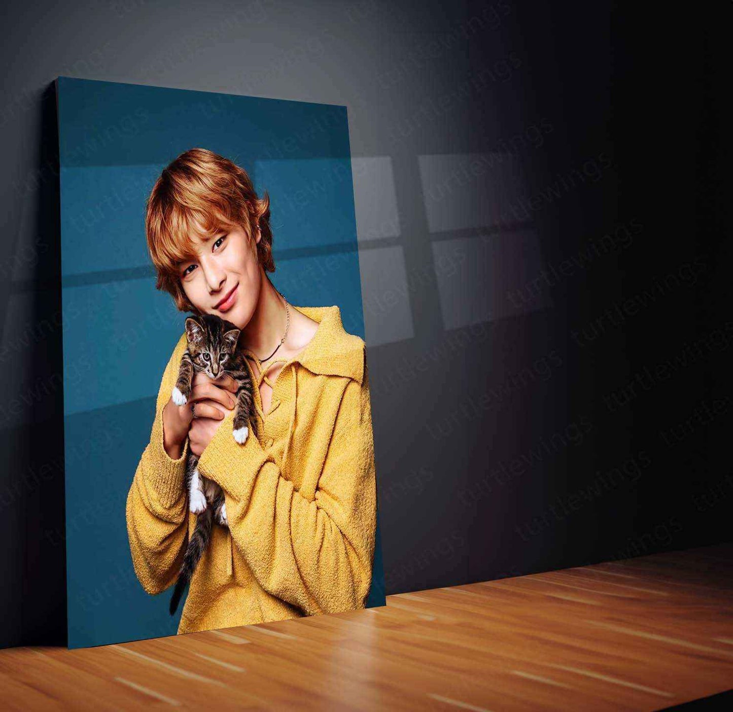 Yang Jeongin (I.N) Metal Poster – Stray Kids’ Maknae with a Golden Voice 2 - TURTLEWINGS