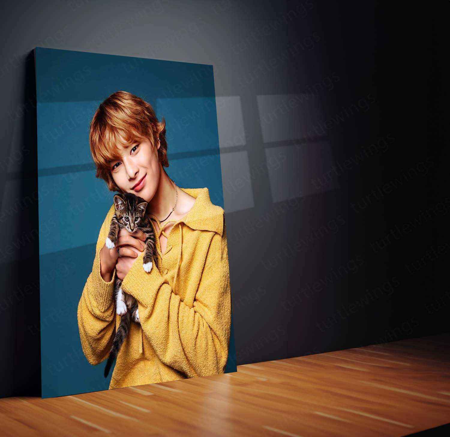 Yang Jeongin (I.N) Metal Poster – Stray Kids’ Maknae with a Golden Voice 2 - TURTLEWINGS