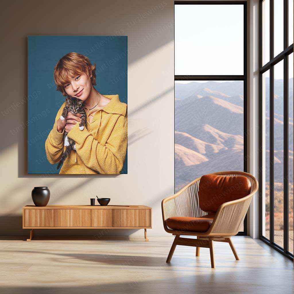 Yang Jeongin (I.N) Metal Poster – Stray Kids’ Maknae with a Golden Voice 2 - TURTLEWINGS