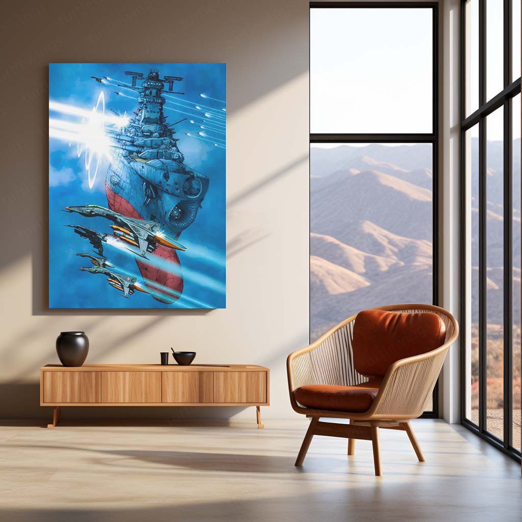 Yamato Space Ship – Galactic Battleship Metal Frame