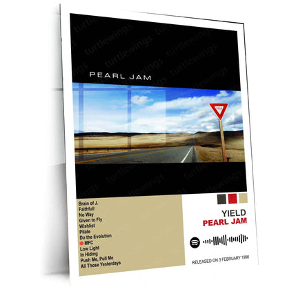 Pearl Jam Complete Collection | Set of 11 | Set of 8 | Set of 4 | Album Posters Metal Frames Grunge Legacy. Raw Emotion. Seattle Sound Forever. - TURTLEWINGS