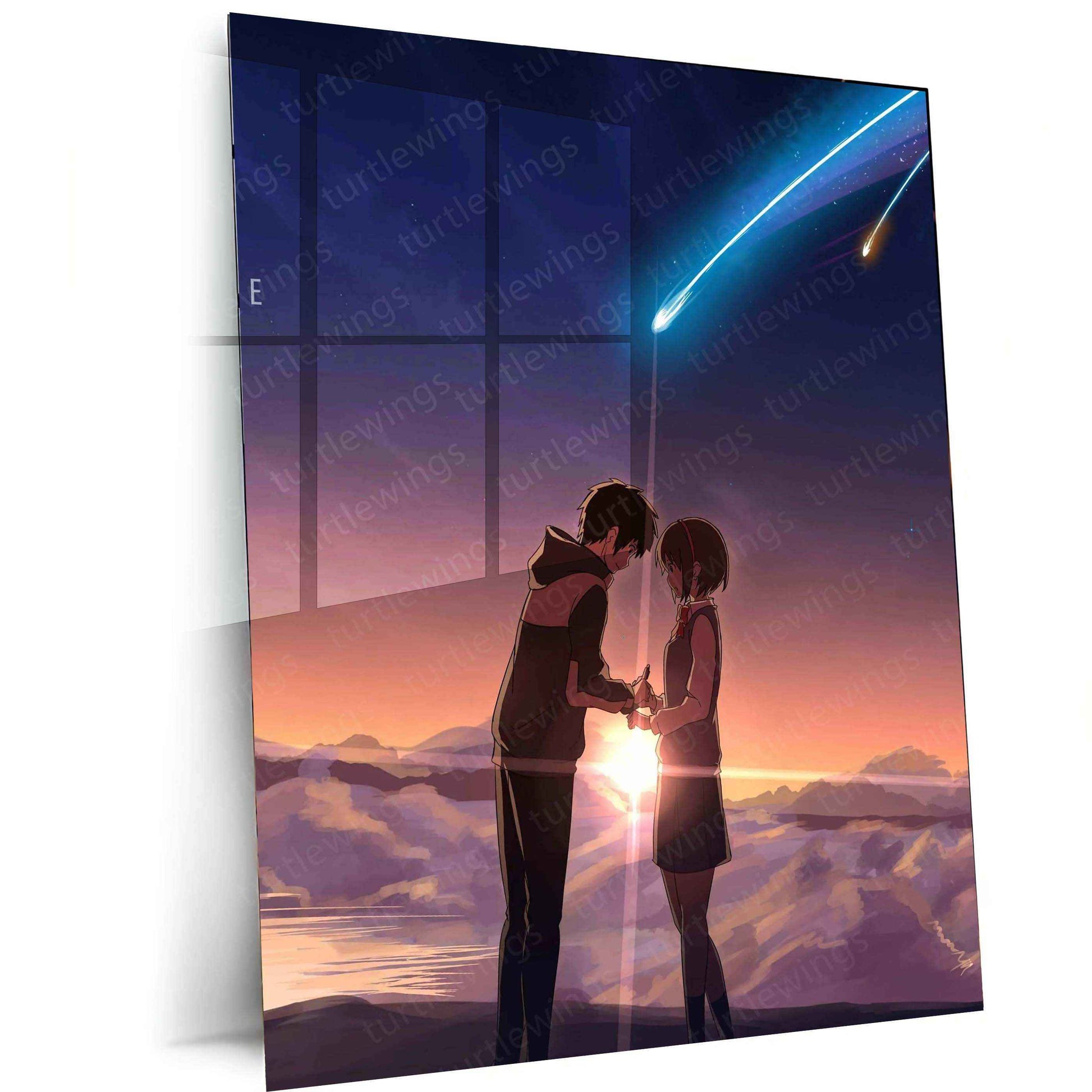 Your Name Metal Poster – A Timeless Anime Love Story 1 - TURTLEWINGS