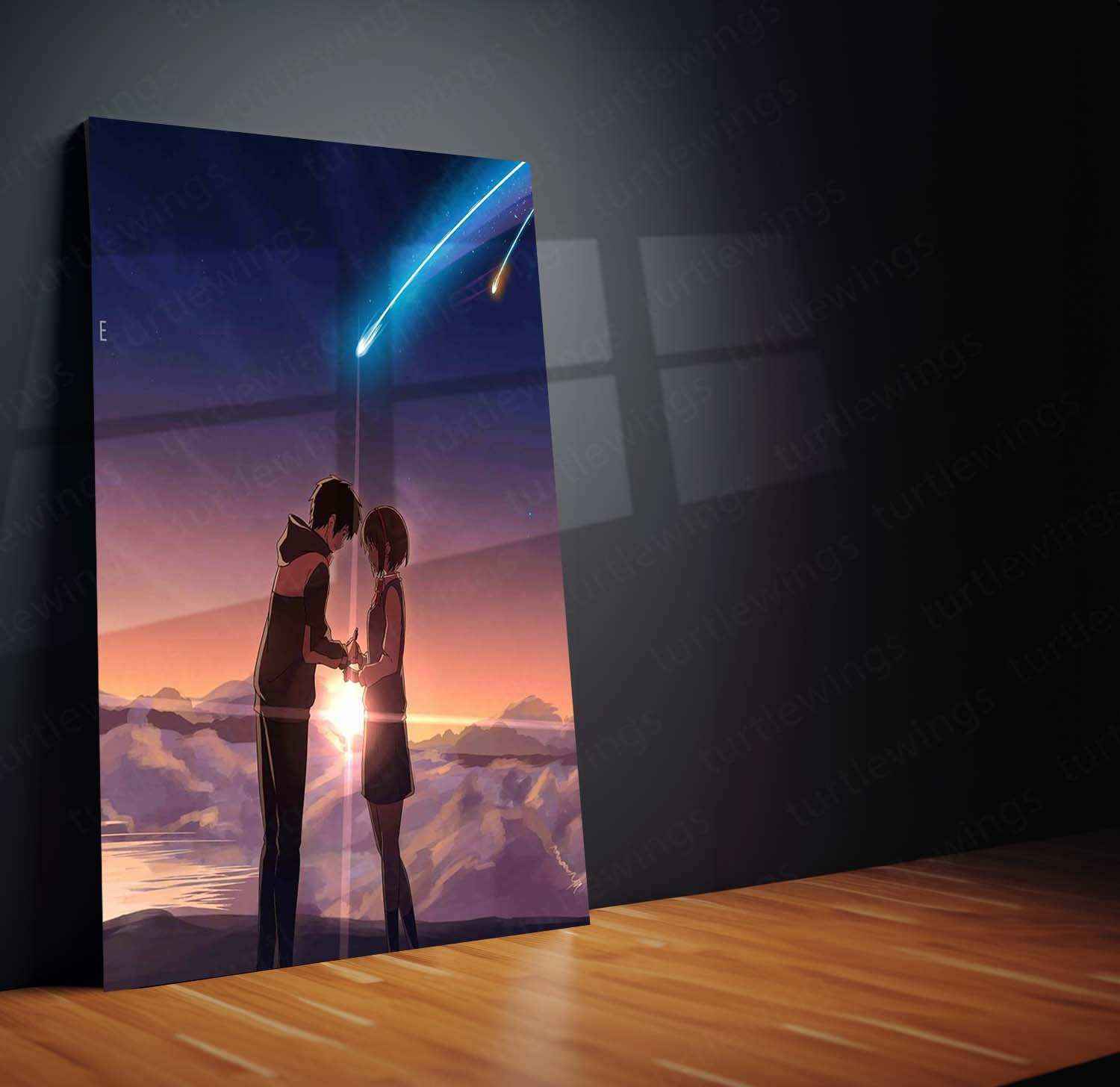 Your Name Metal Poster – A Timeless Anime Love Story 1 - TURTLEWINGS