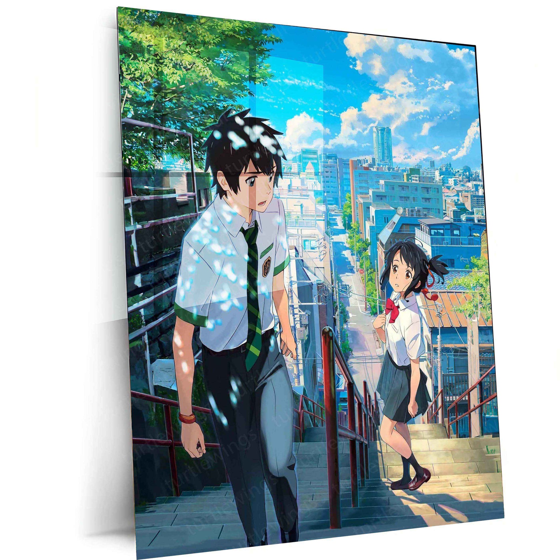 Your Name Metal Poster – A Timeless Anime Love Story 2 - TURTLEWINGS