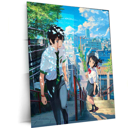 Your Name Metal Poster – A Timeless Anime Love Story 2 - TURTLEWINGS