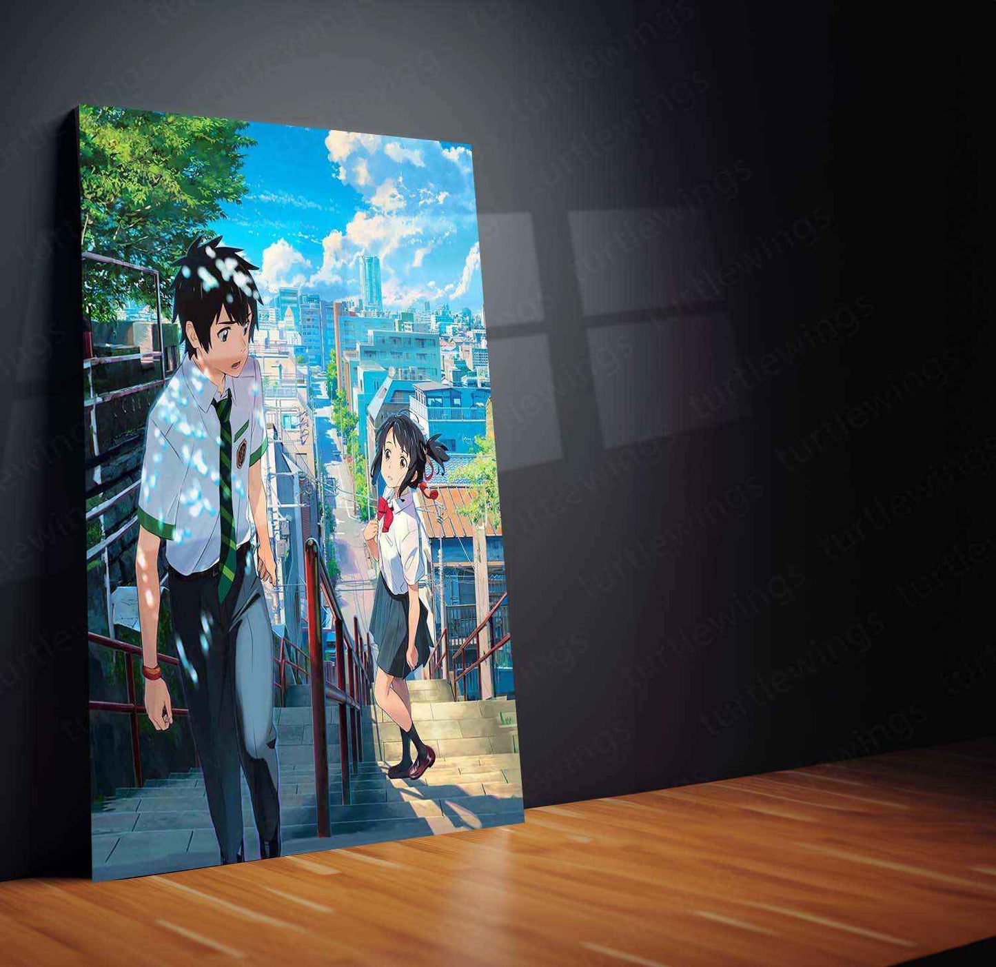 Your Name Metal Poster – A Timeless Anime Love Story 2 - TURTLEWINGS