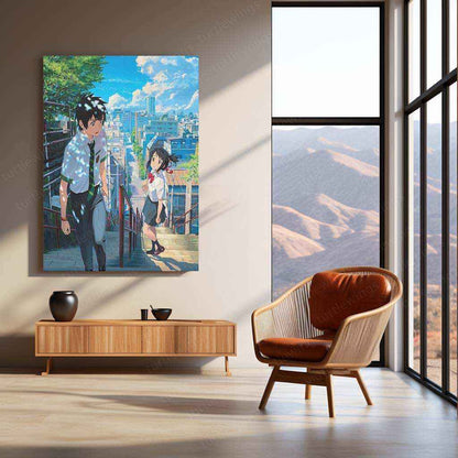Your Name Metal Poster – A Timeless Anime Love Story 2 - TURTLEWINGS