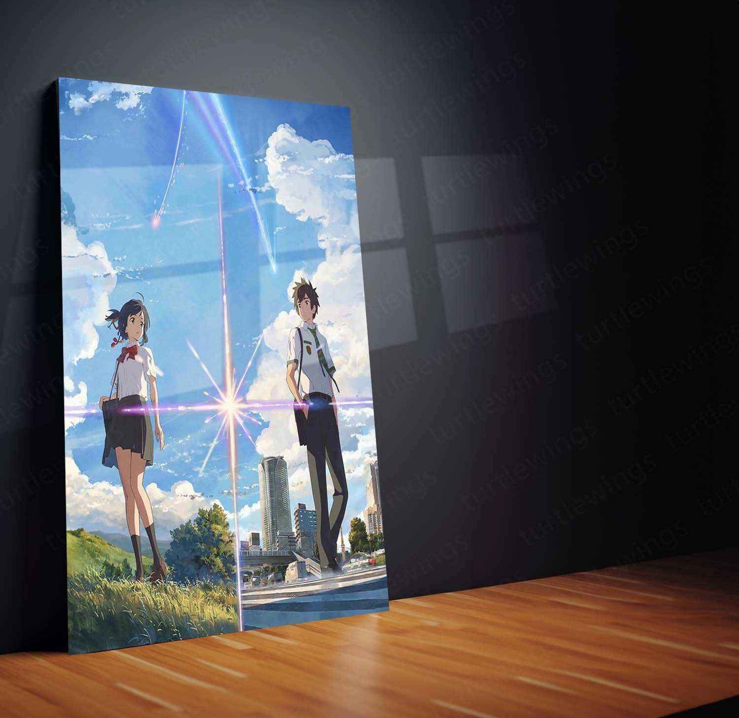Your Name Metal Poster – A Timeless Anime Love Story 3 - TURTLEWINGS