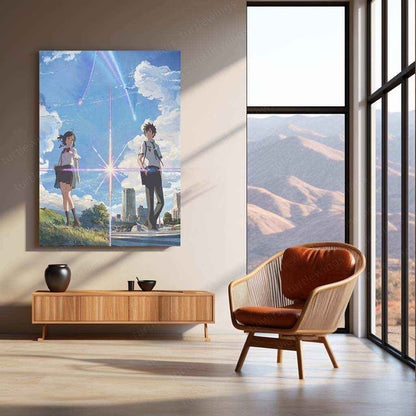 Your Name Metal Poster – A Timeless Anime Love Story 3 - TURTLEWINGS