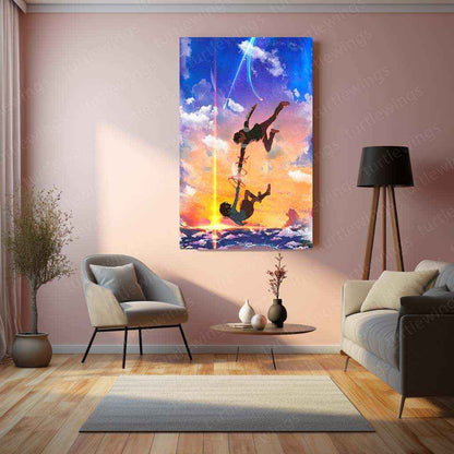 Your Name Metal Poster – A Timeless Anime Love Story 4 - TURTLEWINGS