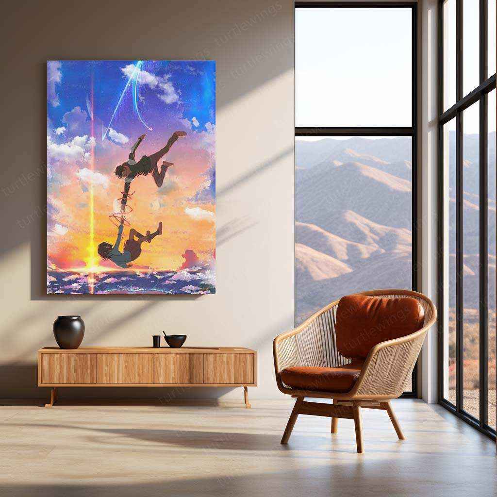 Your Name Metal Poster – A Timeless Anime Love Story 4 - TURTLEWINGS