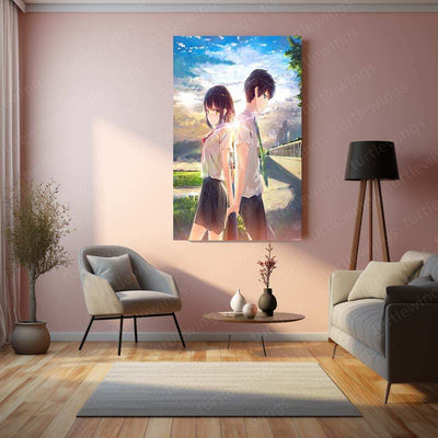 Your Name Metal Poster – A Timeless Anime Love Story 5 - TURTLEWINGS