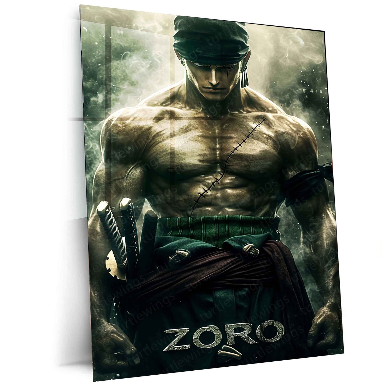 Roronoa Zoro One Piece Metal Poster 6 - TURTLEWINGS