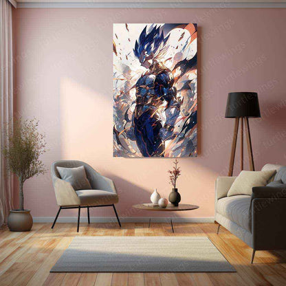 VEGETA – DbZ Metal Poster 6 - TURTLEWINGS