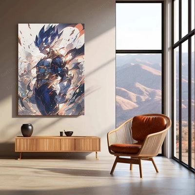 VEGETA – DbZ Metal Poster 6 - TURTLEWINGS