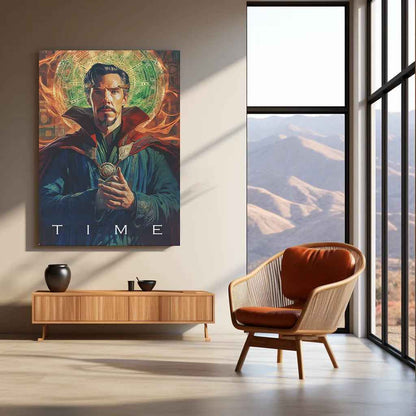 Doctor Strange Metal Poster | Marvel Sorcerer Supreme Wall Art - TURTLEWINGS