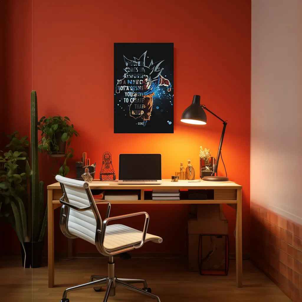 Goku Metal Poster - TURTLEWINGS