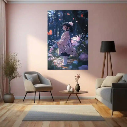 Anime Metal Poster | Demon Slayer: Kimetsu no Yaiba Metal Poster | Official Anime Wall Art | Slayer Squad Decor 01 - TURTLEWINGS