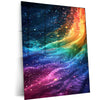 Rainbow with Sparkling Stars Metal Poster – A Dreamy & Magical Aesthetic