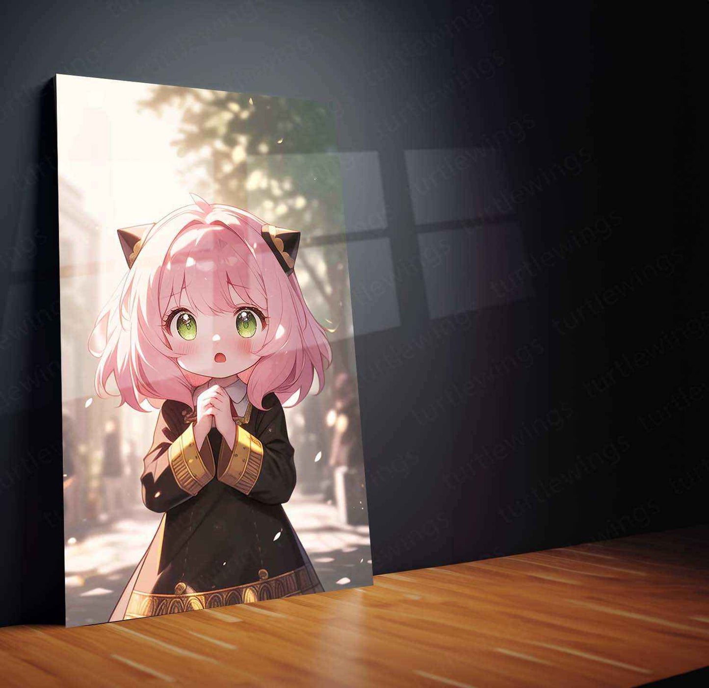 Anya Spy Family Metal Poster – Adorable Spy Family Art | Anime Wall Decor - TURTLEWINGS