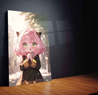 Anya Spy Family Metal Poster – Adorable Spy Family Art | Anime Wall Decor - TURTLEWINGS