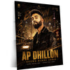 AP Dhillon – Brown Munde Urban | Premium Metal Poster | Punjabi Music Icon Wall Art by TurtleWings