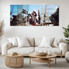 Gaming Metal Poster Set of 3 | Assassin's Creed IV: Black Flag Triptych Wall Art
