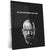 Simple Line Art of Walter White – Black Background Minimalist Artwork