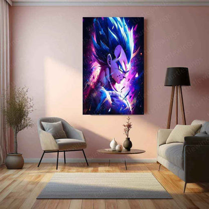 VEGETA – DbZ Metal Poster 6 (Copy) - TURTLEWINGS