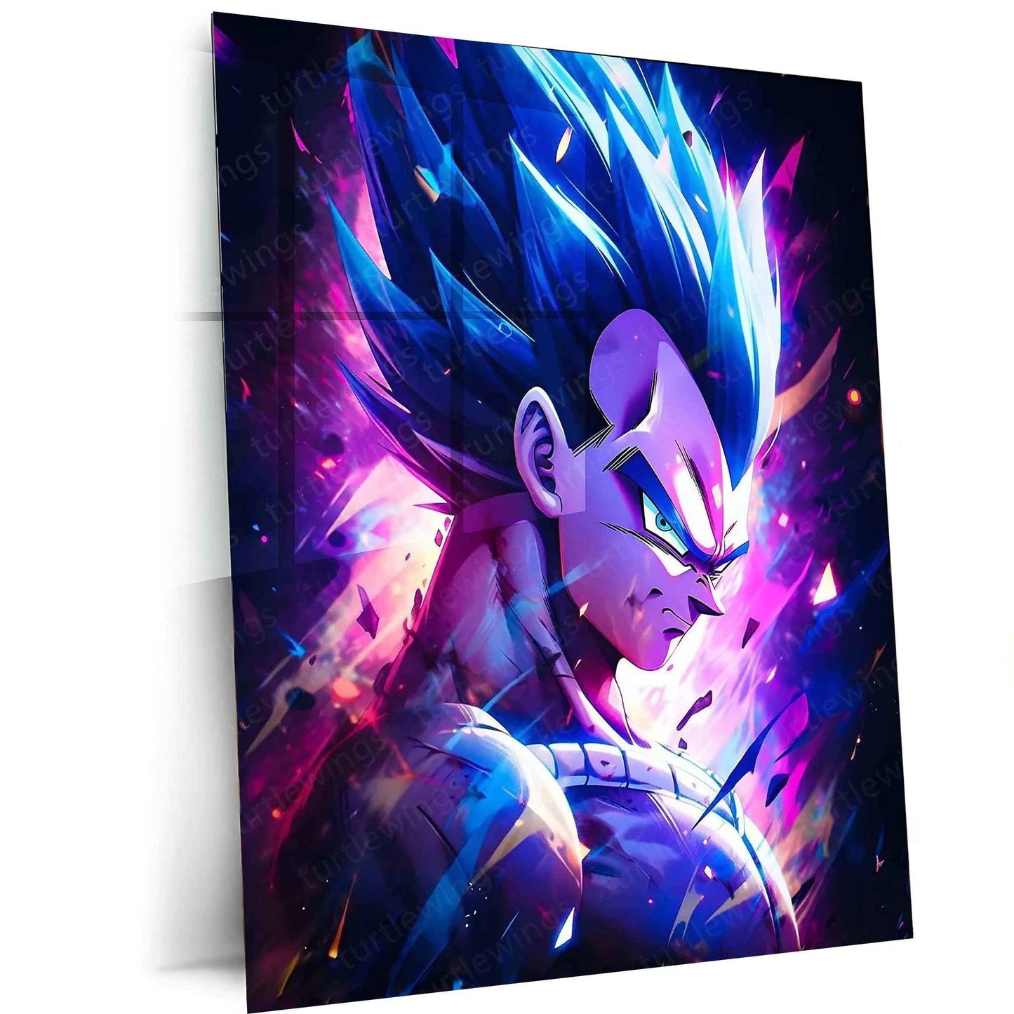 VEGETA – DbZ Metal Poster 6 (Copy) - TURTLEWINGS