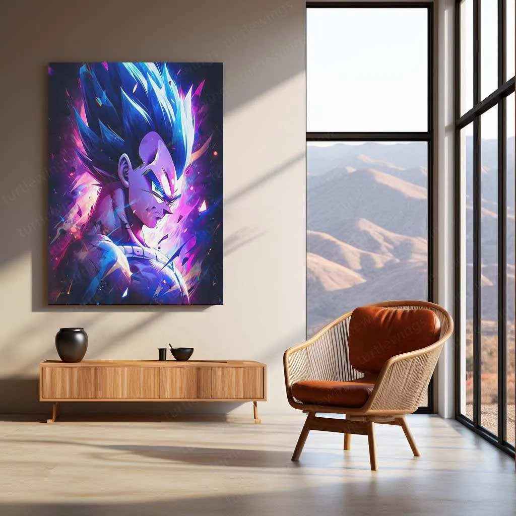 VEGETA – DbZ Metal Poster 6 (Copy) - TURTLEWINGS