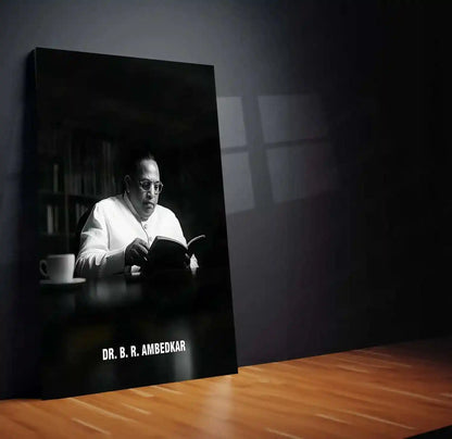 Dr. Babasaheb Ambedkar Metal Poster | Inspirational Wall Art | Social Reformer Tribute Frame - TURTLEWINGS