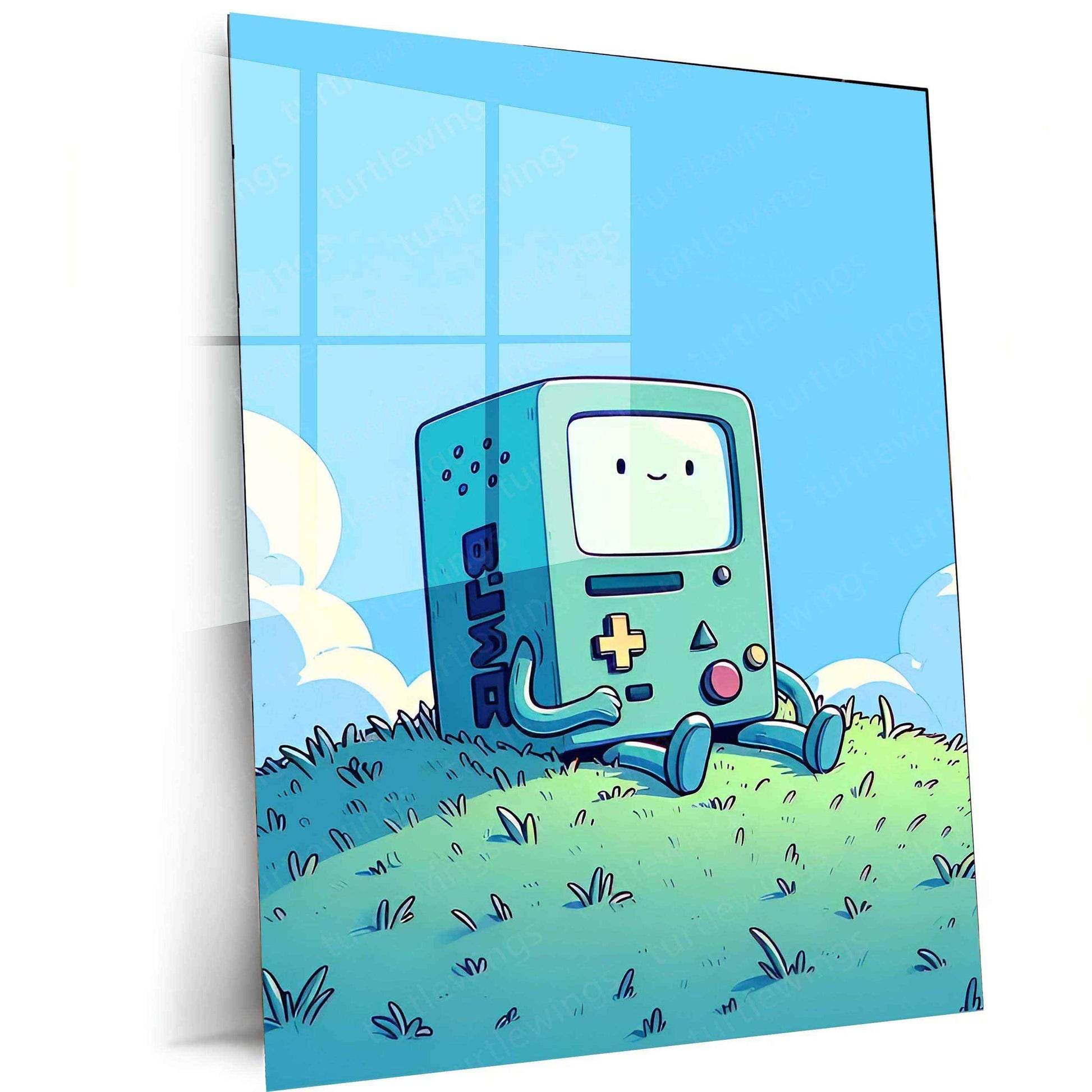 Abstract Art Metal Poster – Modern Geometric & Aesthetic Wall Decor 3 - TURTLEWINGS