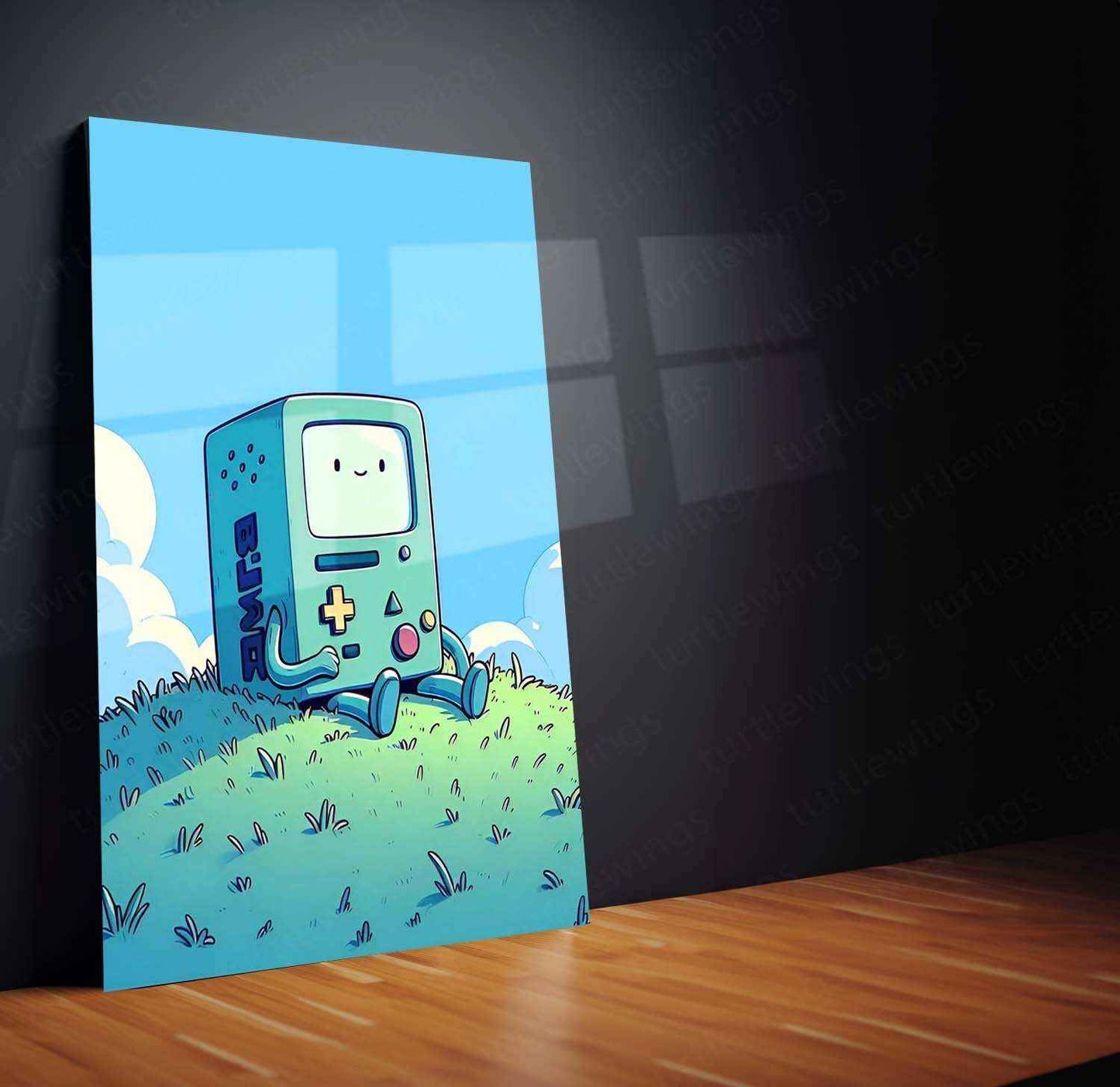 Abstract Art Metal Poster – Modern Geometric & Aesthetic Wall Decor 3 - TURTLEWINGS