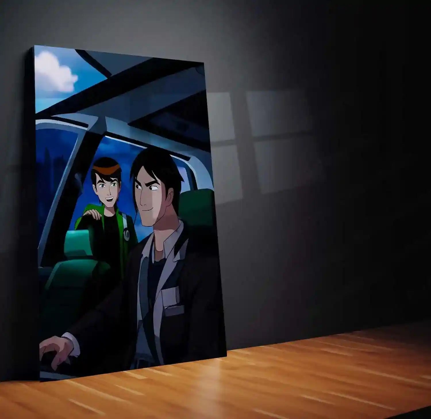 Anime Metal Poster | Ben 10 Metal Poster | Alien Hero Wall Art for Kids & Fans - TURTLEWINGS