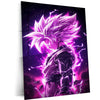 Black Goku Metal Poster – dbz Super Saiyan Art | Powerful Anime Decor 2 - TURTLEWINGS 