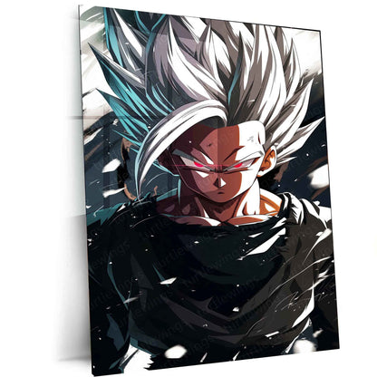 Black Goku Metal Poster – dbz Super Saiyan Art | Powerful Anime Decor 3 - TURTLEWINGS