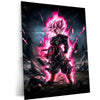 Black Goku Metal Poster – dbz Super Saiyan Art | Powerful Anime Decor 7